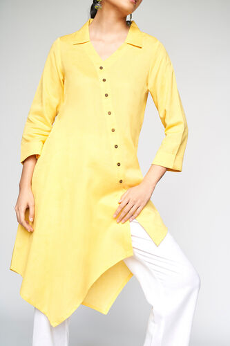 Asymmetric Tunic, Yellow, image 3
